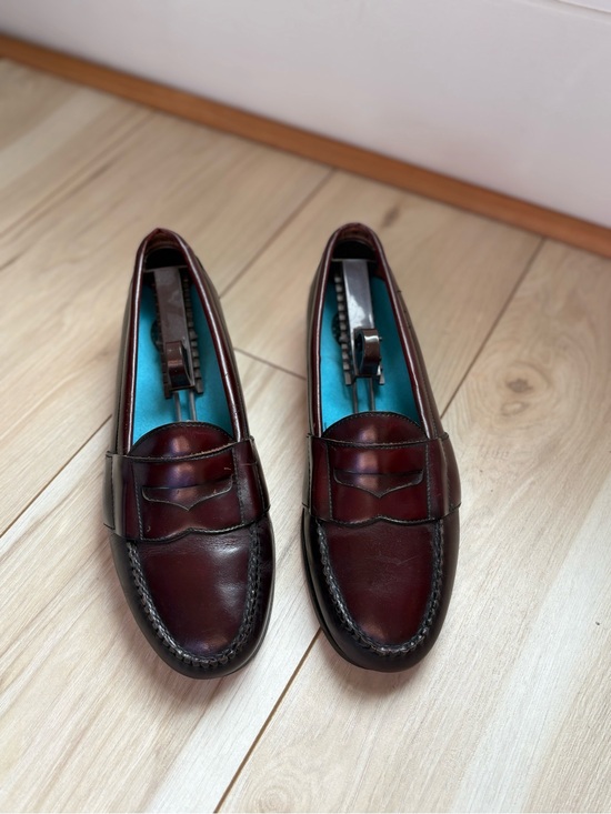 Cole Haan Handsewn Penny Loafers Burgundy Oxblood Leather Classic  Shoes 10.5 main image 6